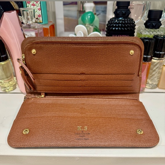 ❌SOLD❌Authentic Louis Vuitton Monogram Portefeuille Insolite Long Wallet Brown - Picture 4 of 11